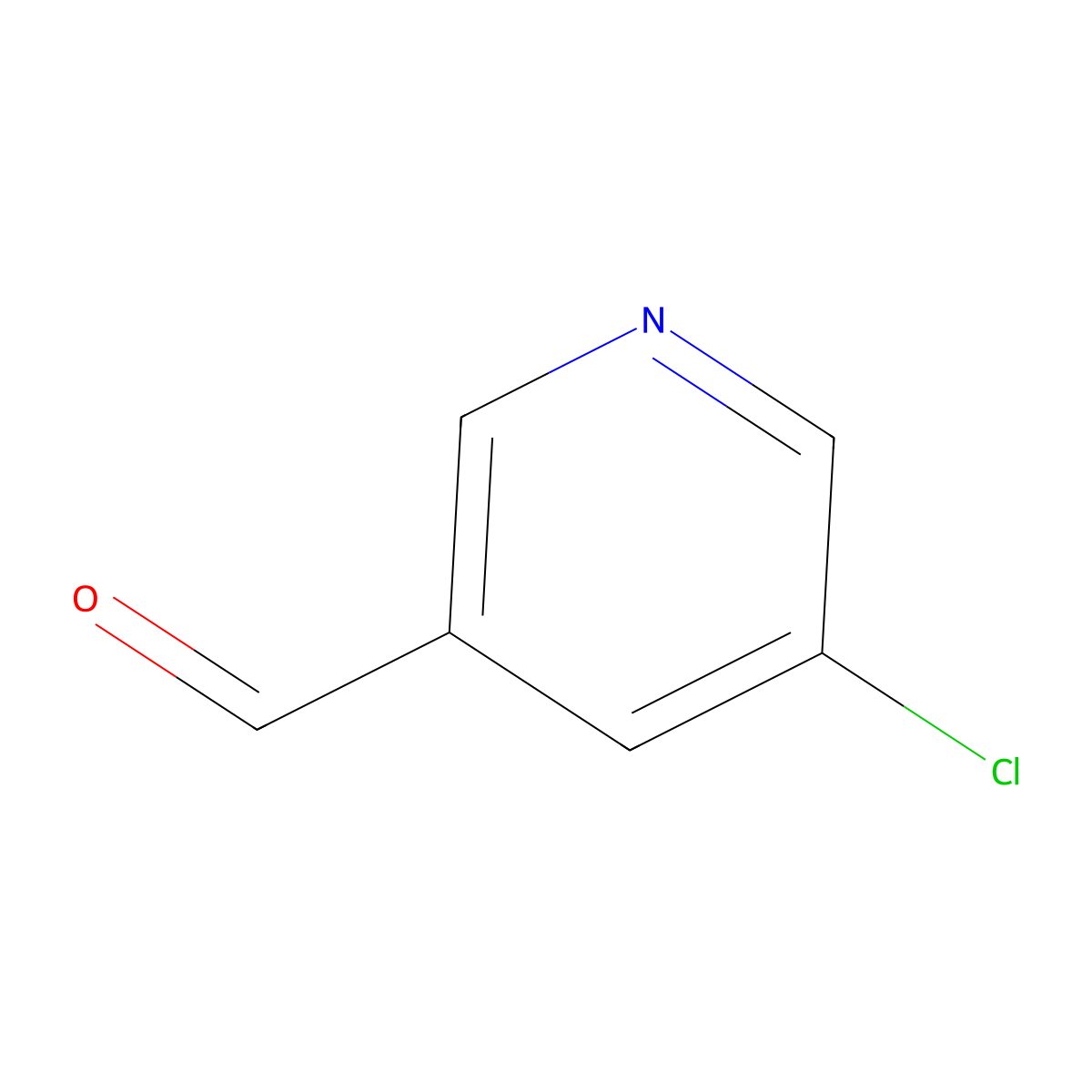 5-Chloro-pyridine-3-carbaldehyde molecular structure, CAS 113118-82-4