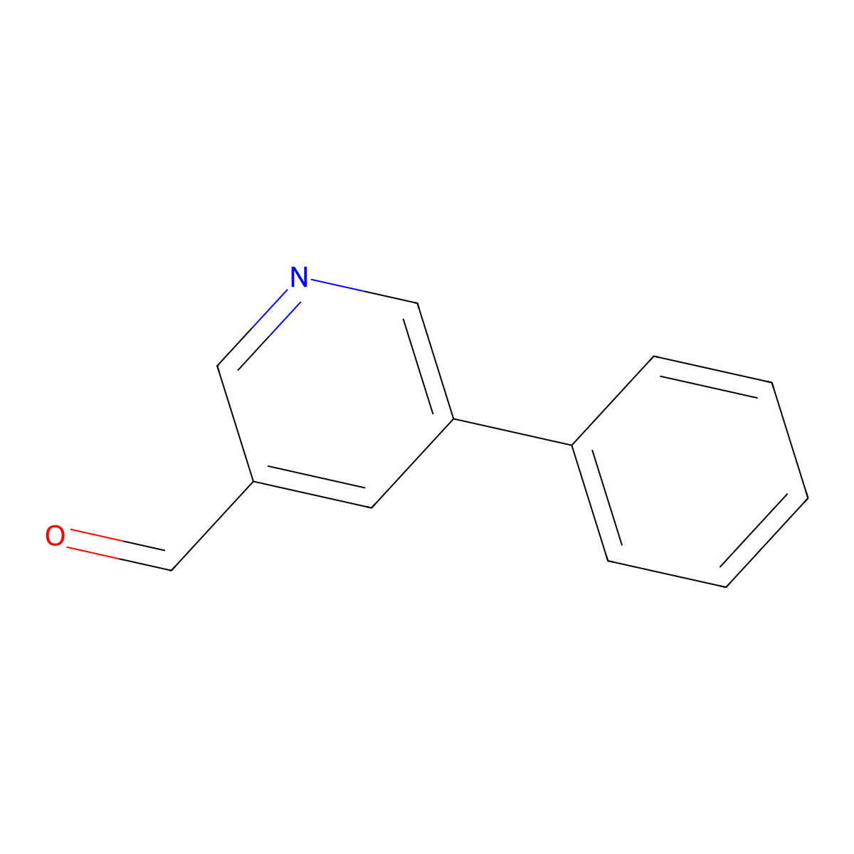 5-Phenylnicotinaldehyde molecular structure, CAS 113118-84-6