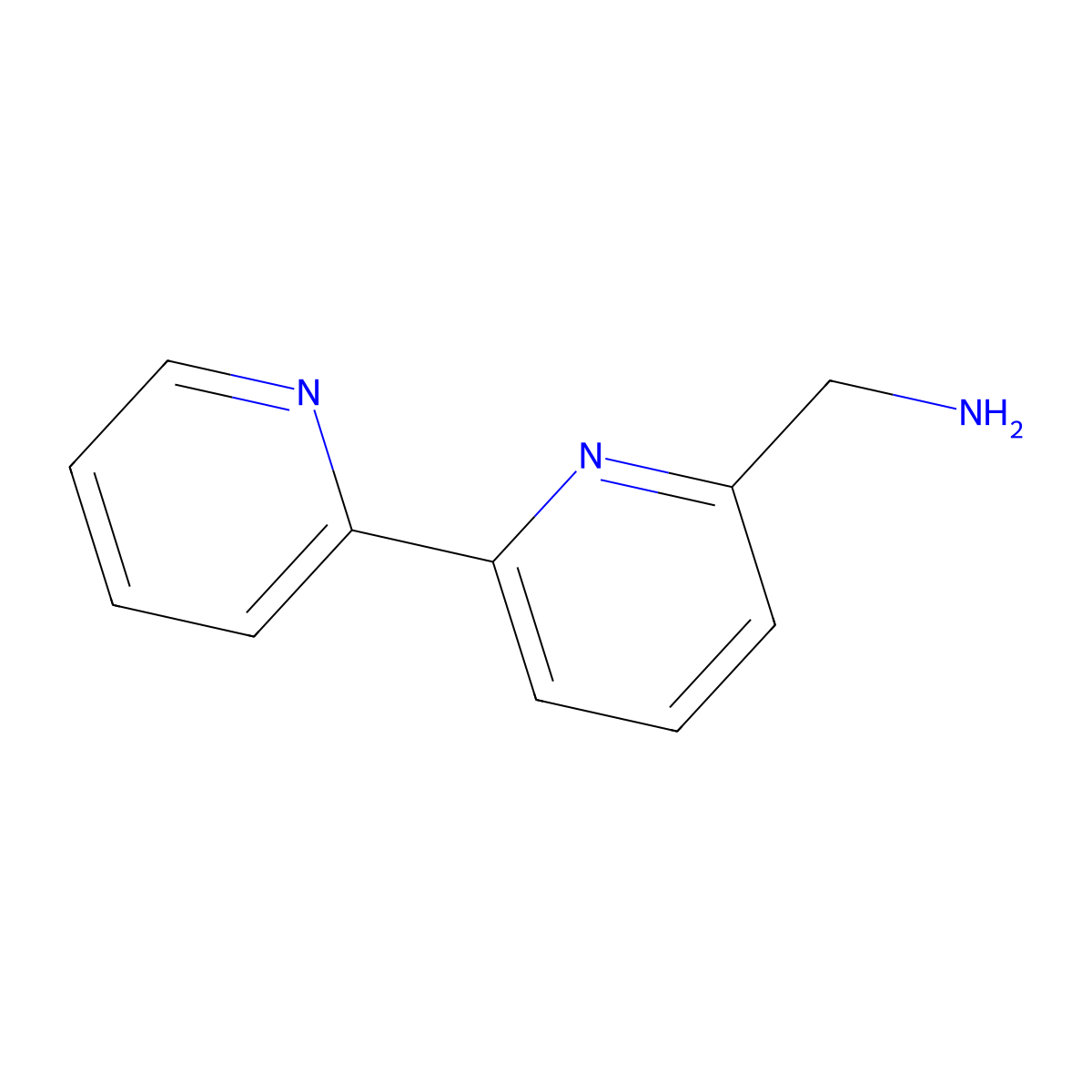 [6-(Pyridin-2-yl)pyridin-2-yl]methanamine molecular structure, CAS 113121-31-6