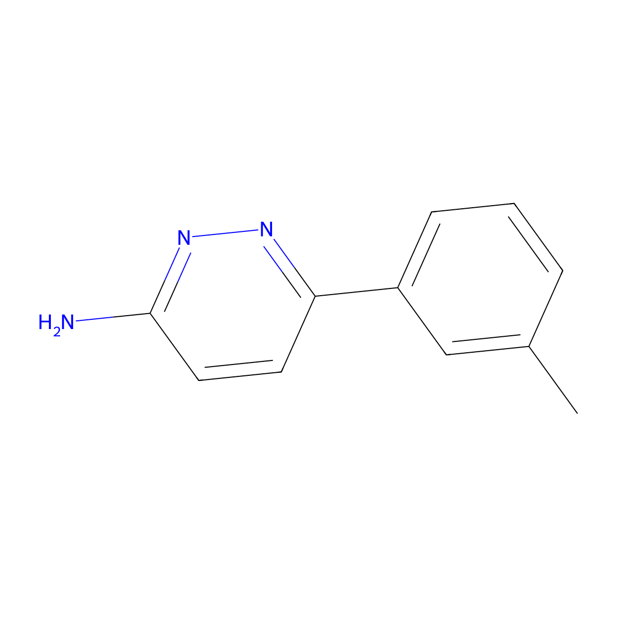 6-(m-Tolyl)pyridazin-3-amine molecular structure, CAS 113121-50-9