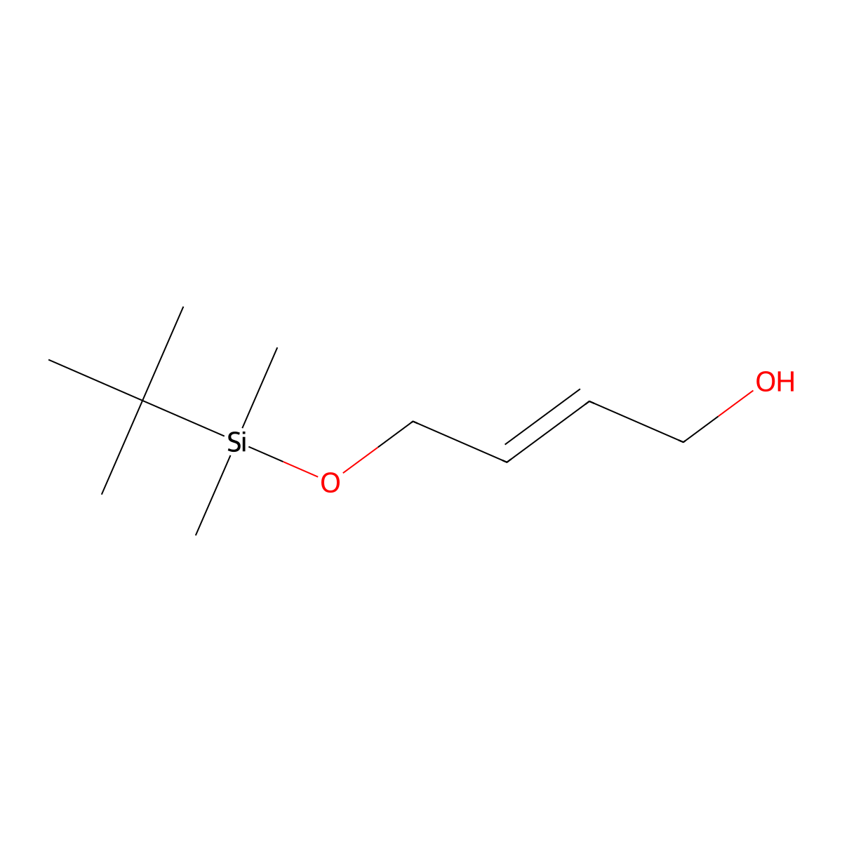 (Z)-4-((tert-butyldimethylsilyl)oxy)but-2-en-1-ol molecular structure, CAS 113123-37-8