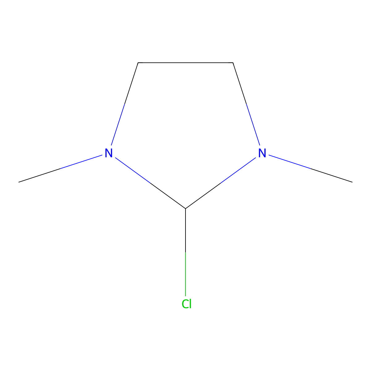 2-Chloro-1,3-dimethylimidazolidine molecular structure, CAS 1131580-91-0