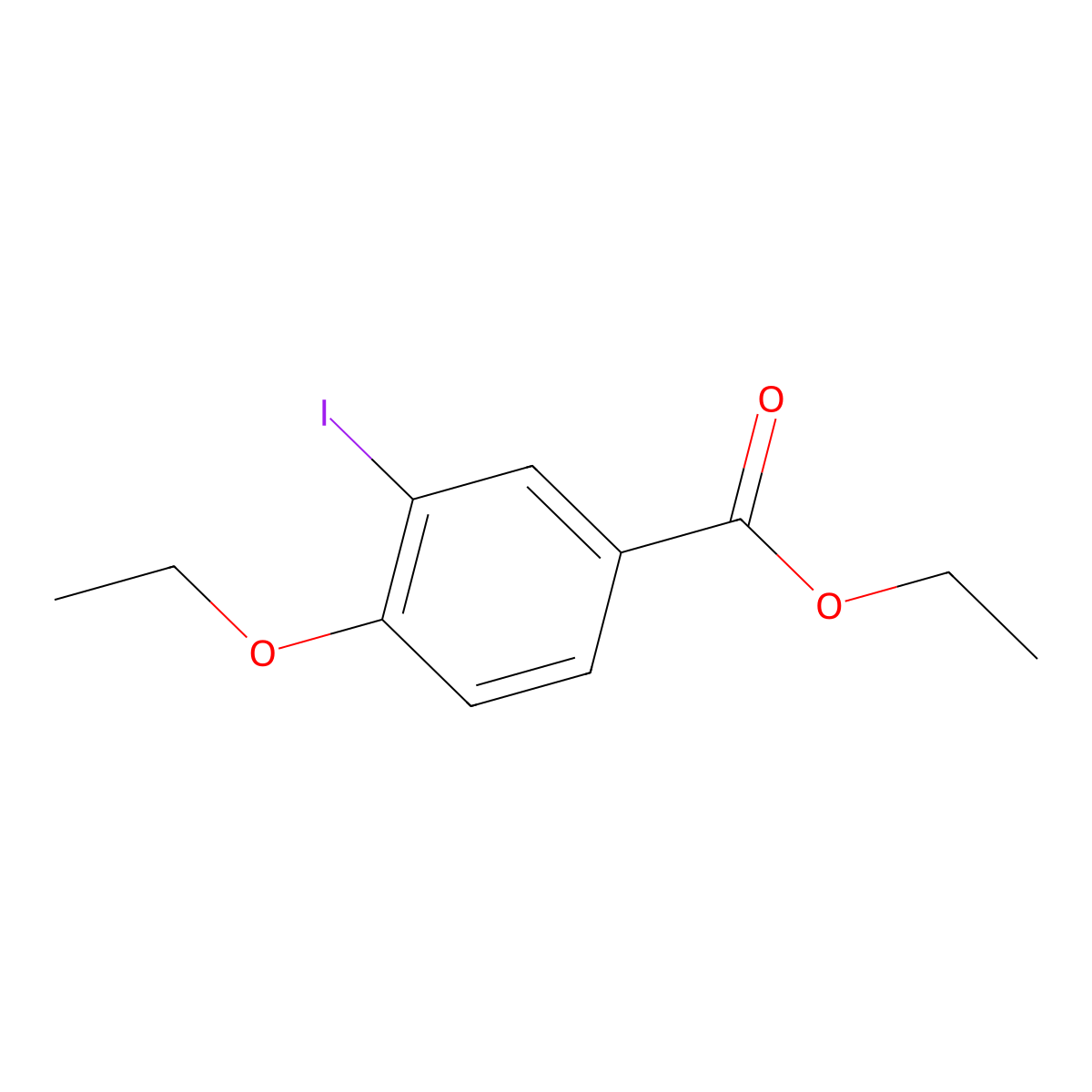 Ethyl 4-ethoxy-3-iodobenzoate molecular structure, CAS 1131614-09-9