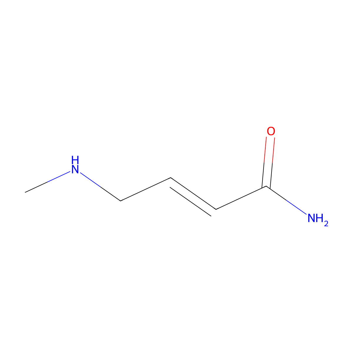 (2E)-4-(methylamino)but-2-enamide molecular structure, CAS 1131797-12-0