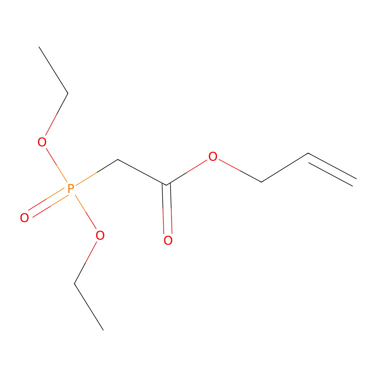 Allyl P,P-diethylphosphonoacetate molecular structure, CAS 113187-28-3