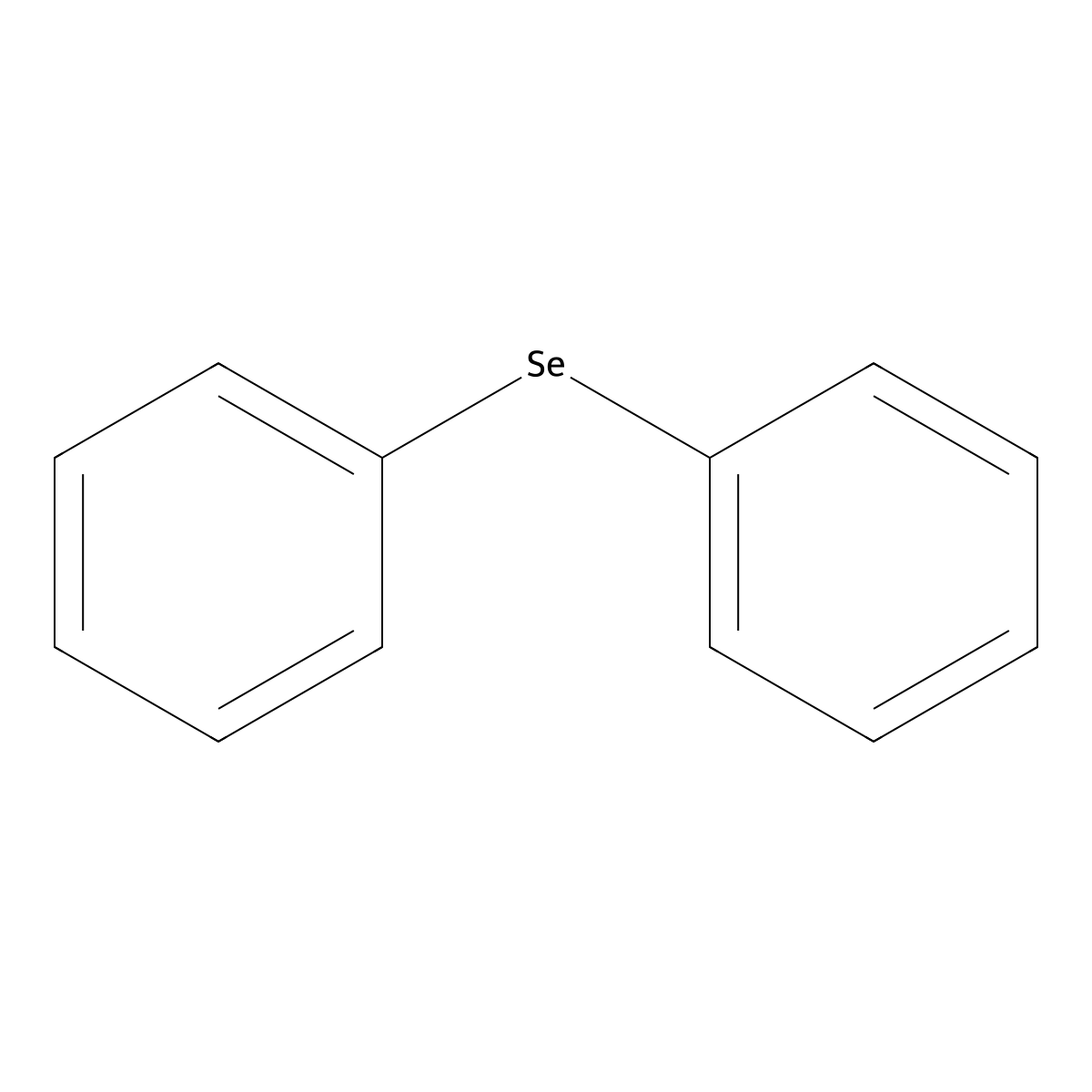 Benzene, 1,1'-selenobis- molecular structure, CAS 1132-39-4