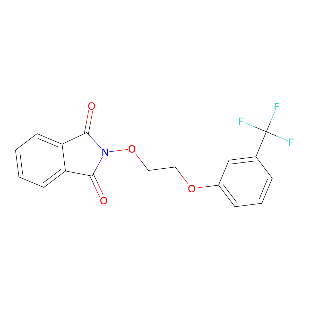 2-{2-[3-(trifluoromethyl)phenoxy]ethoxy}-1H-isoindole-1,3(2H)-dione molecular structure, CAS 113211-14-6