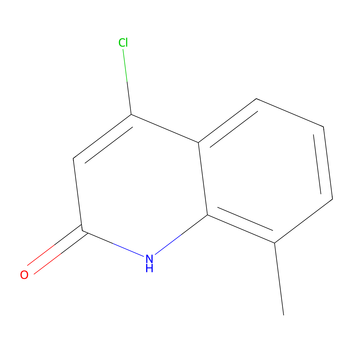 4-Chloro-8-methylquinolin-2-ol molecular structure, CAS 113226-20-3