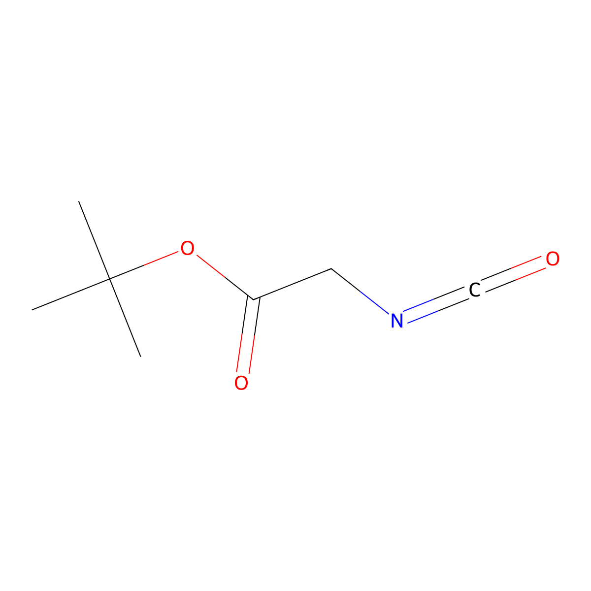 Tert-butyl 2-isocyanatoacetate molecular structure, CAS 113238-61-2