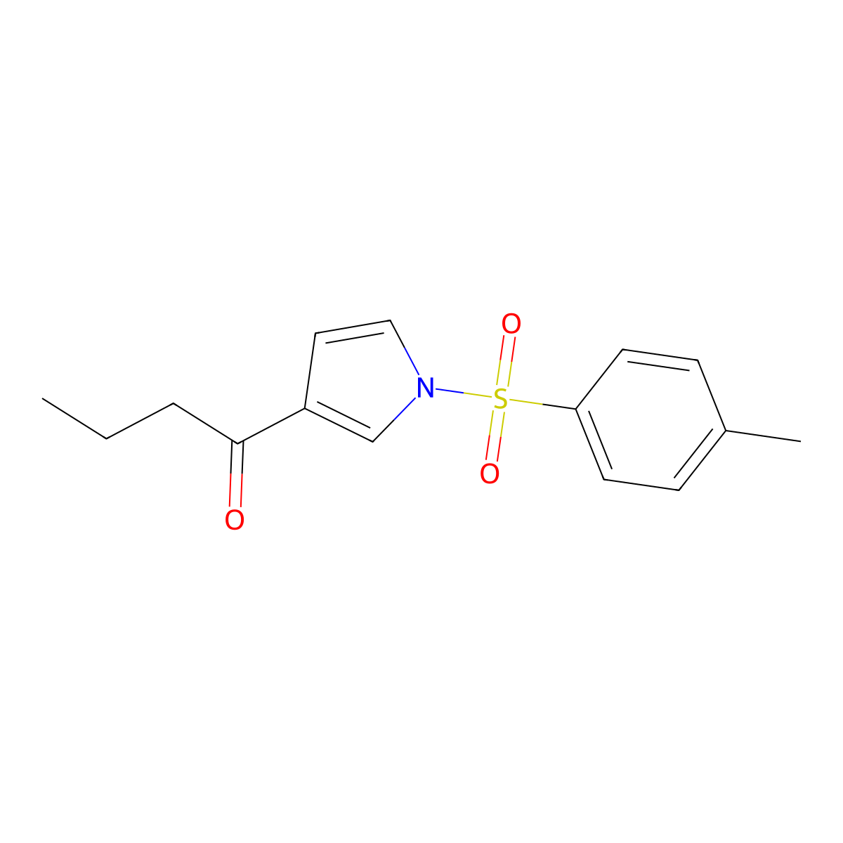3-Butanoyl-1-tosylpyrrole molecular structure, CAS 1132649-21-8