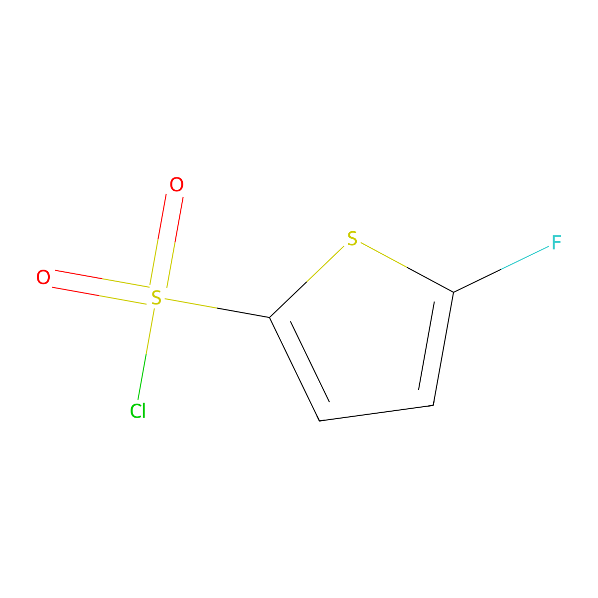 5-Fluorothiophene-2-sulfonyl chloride molecular structure, CAS 1132652-99-3