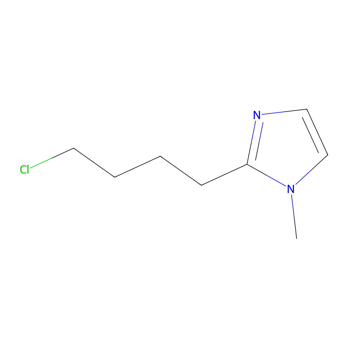 2-(4-Chlorobutyl)-1-methyl-1h-imidazole molecular structure, CAS 1132670-50-8
