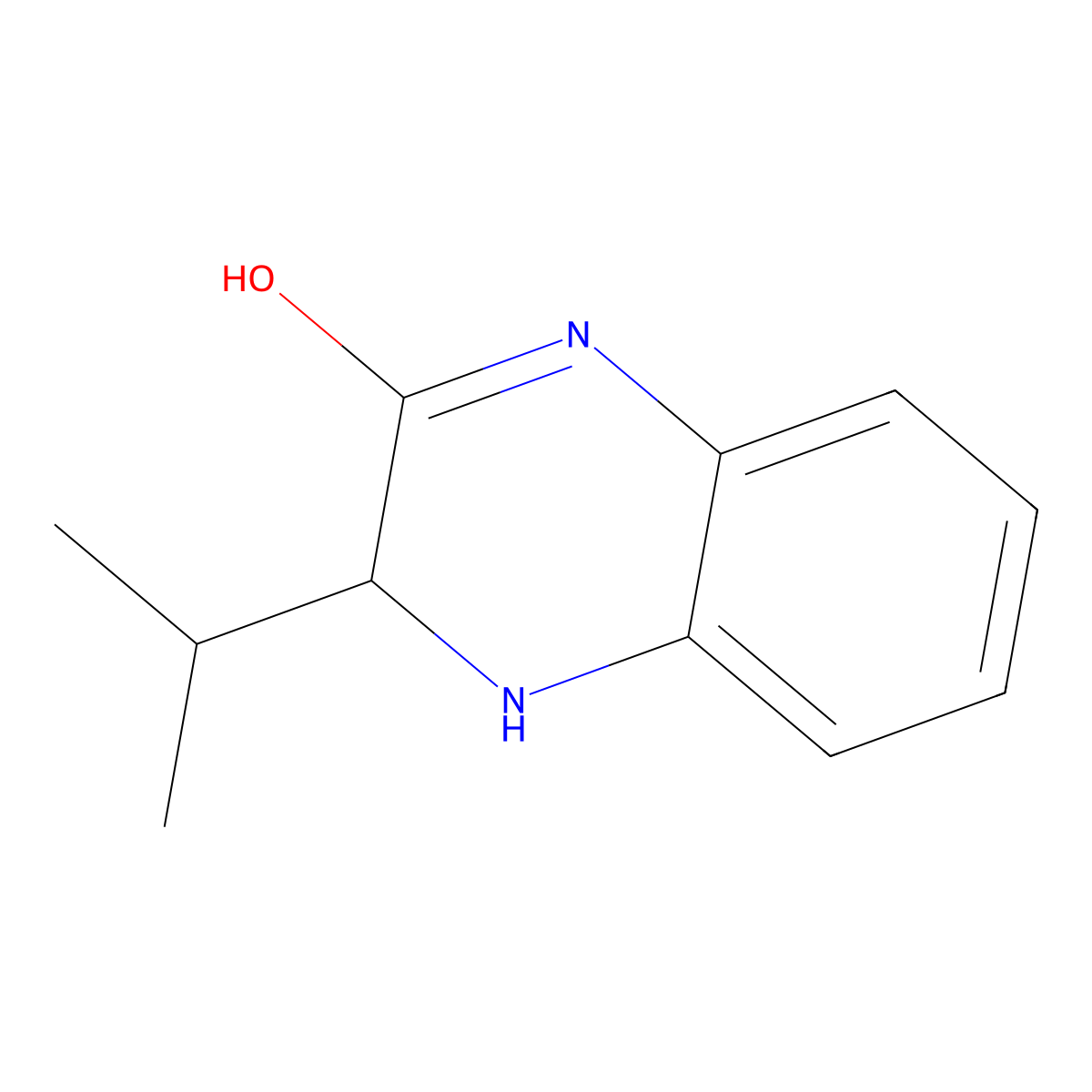 3-isopropyl-3,4-dihydro-1H-quinoxalin-2-one molecular structure, CAS 1132672-84-4