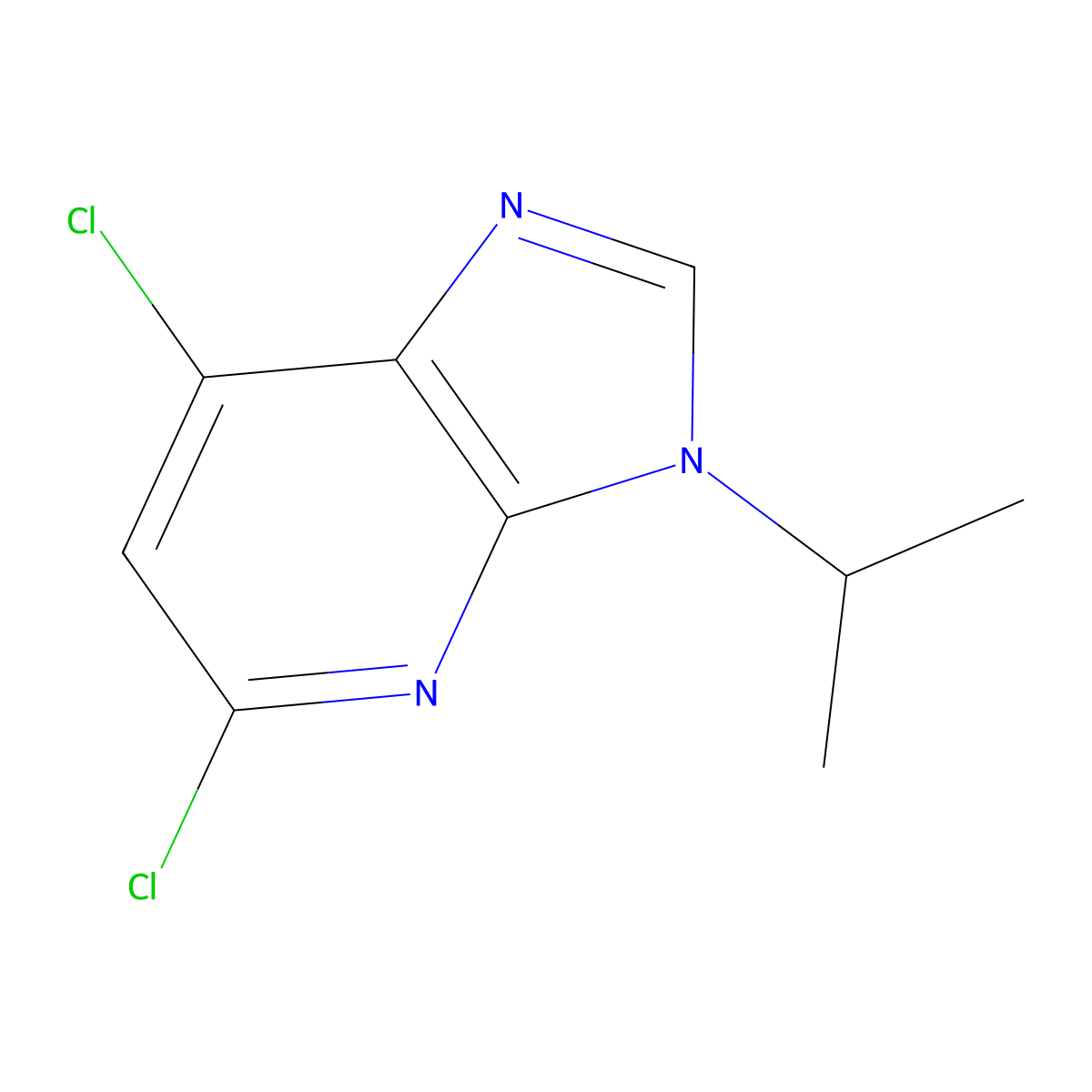 5,7-dichloro-3-isopropyl-3H-imidazo[4,5-b]pyridine molecular structure, CAS 1132747-05-7