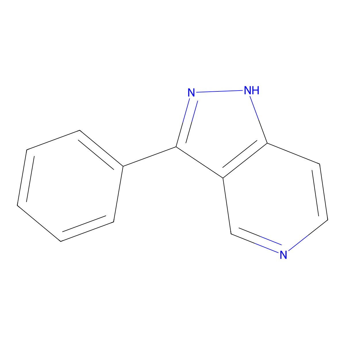 3-Phenyl-1H-pyrazolo[4,3-c]pyridine molecular structure, CAS 113277-54-6
