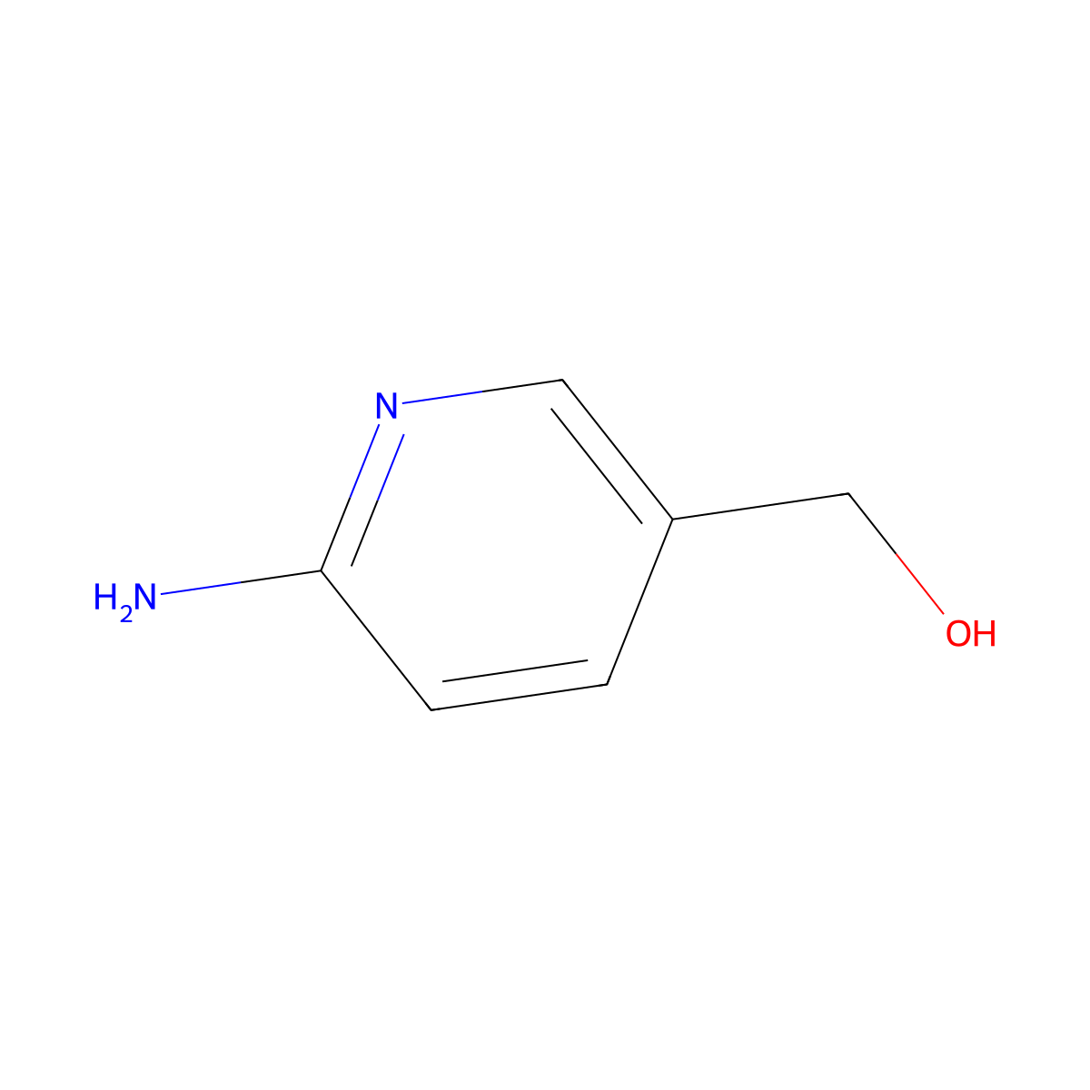 (6-Aminopyridin-3-yl)methanol molecular structure, CAS 113293-71-3