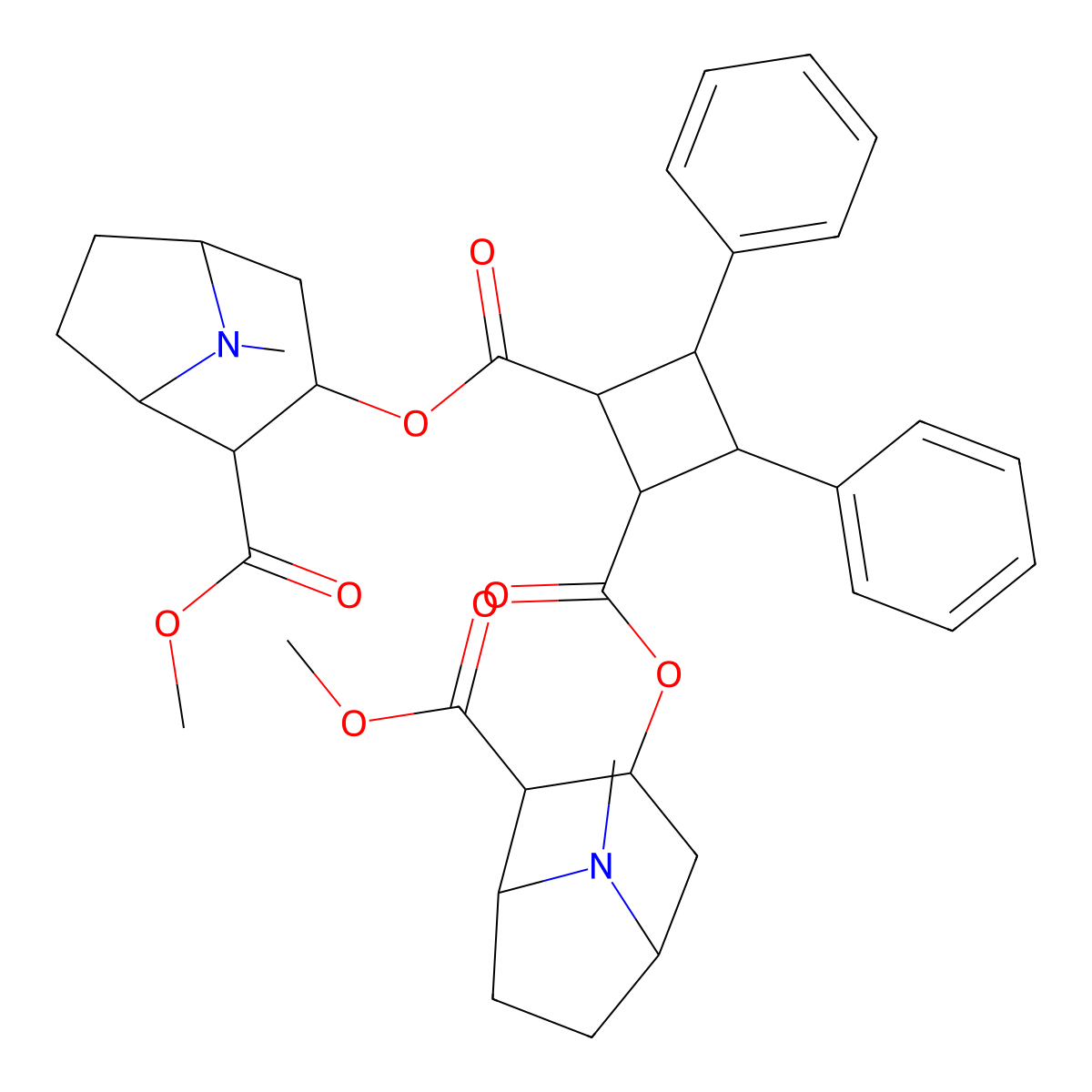 omega-Truxilline molecular structure, CAS 113297-77-1