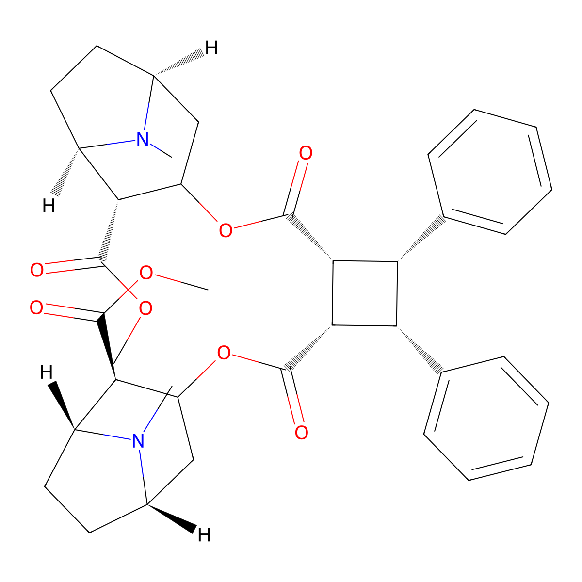 omega-Truxilline molecular structure, CAS 113297-77-1