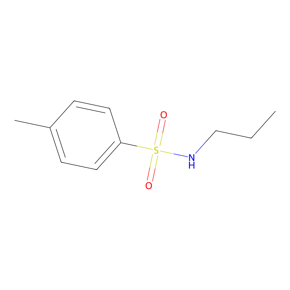 N-Propyl-p-toluenesulfonamide molecular structure, CAS 1133-12-6