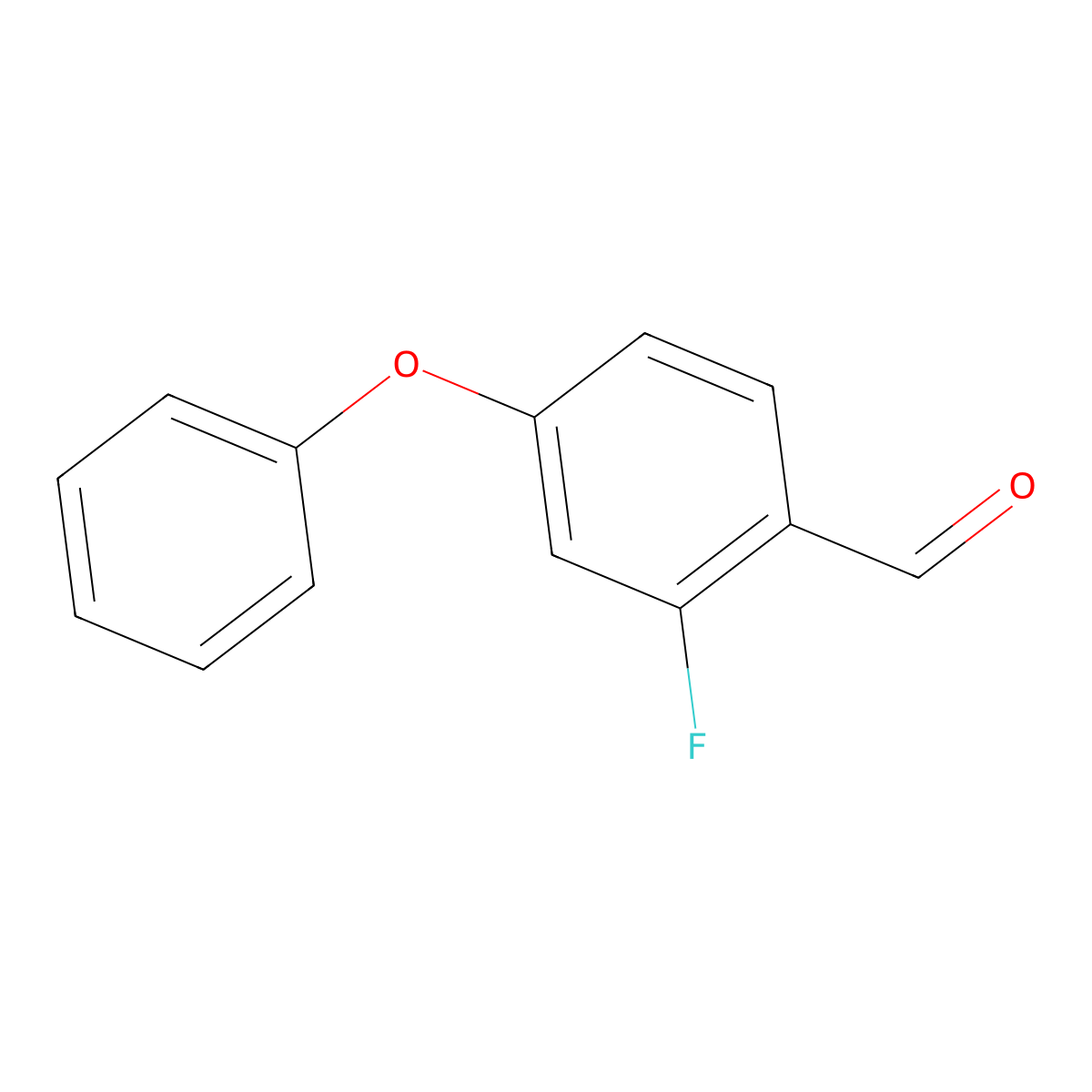 2-Fluoro-4-phenoxybenzaldehyde molecular structure, CAS 1133065-51-6