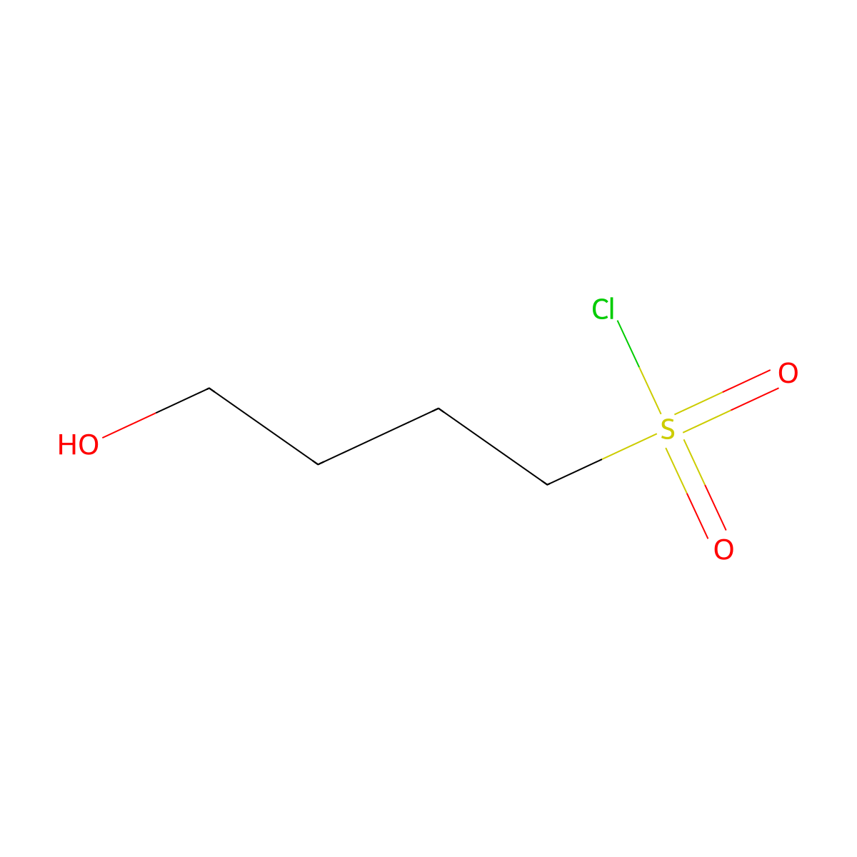 4-Hydroxybutane-1-sulfonyl chloride molecular structure, CAS 113309-30-1