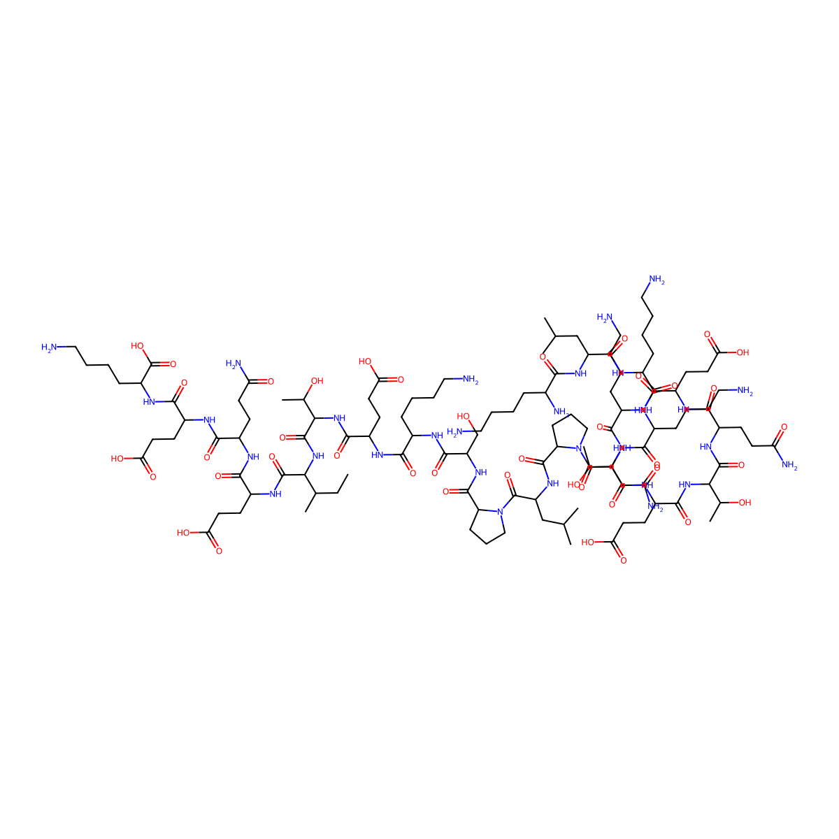 Thymosin b4 (16-38) molecular structure, CAS 113318-05-1