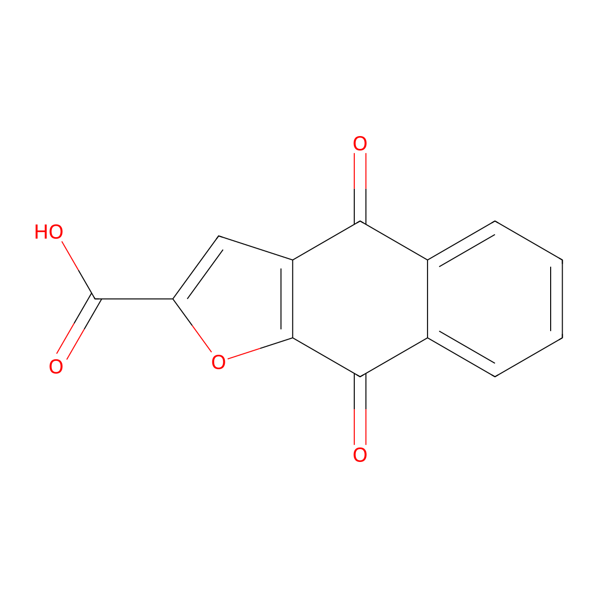 4,9-Dioxo-4,9-dihydronaphtho[2,3-b]furan-2-carboxylic acid molecular structure, CAS 1133287-34-9