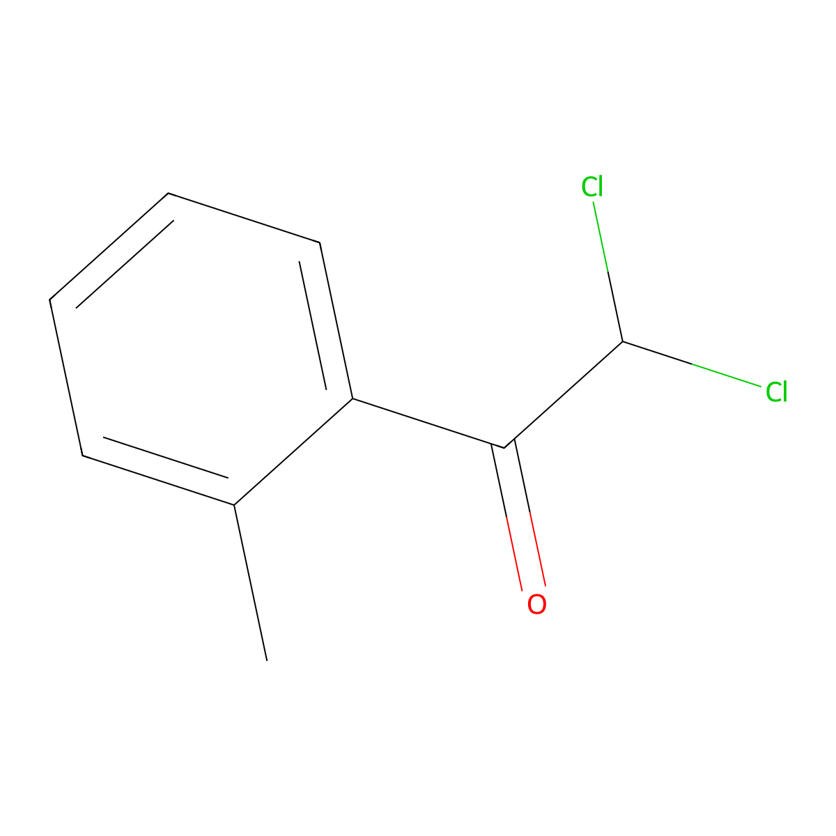 2,2-Dichloro-1-(2-methylphenyl)ethan-1-one molecular structure, CAS 113337-39-6