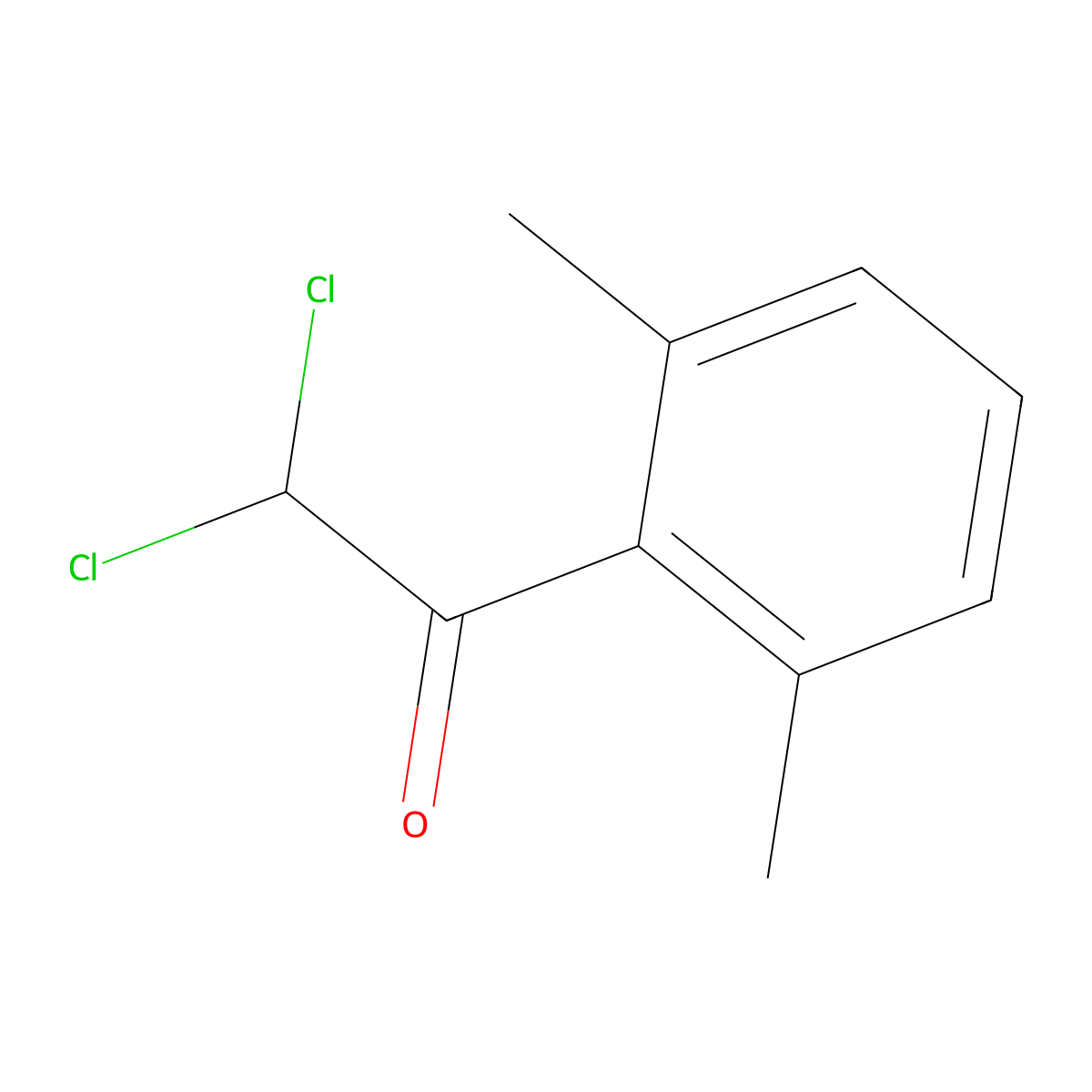 2,2-Dichloro-1-(2,6-dimethylphenyl)ethanone molecular structure, CAS 113337-40-9