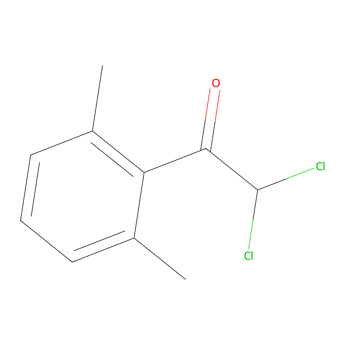 2,2-Dichloro-1-(2,6-dimethylphenyl)ethanone molecular structure, CAS 113337-40-9