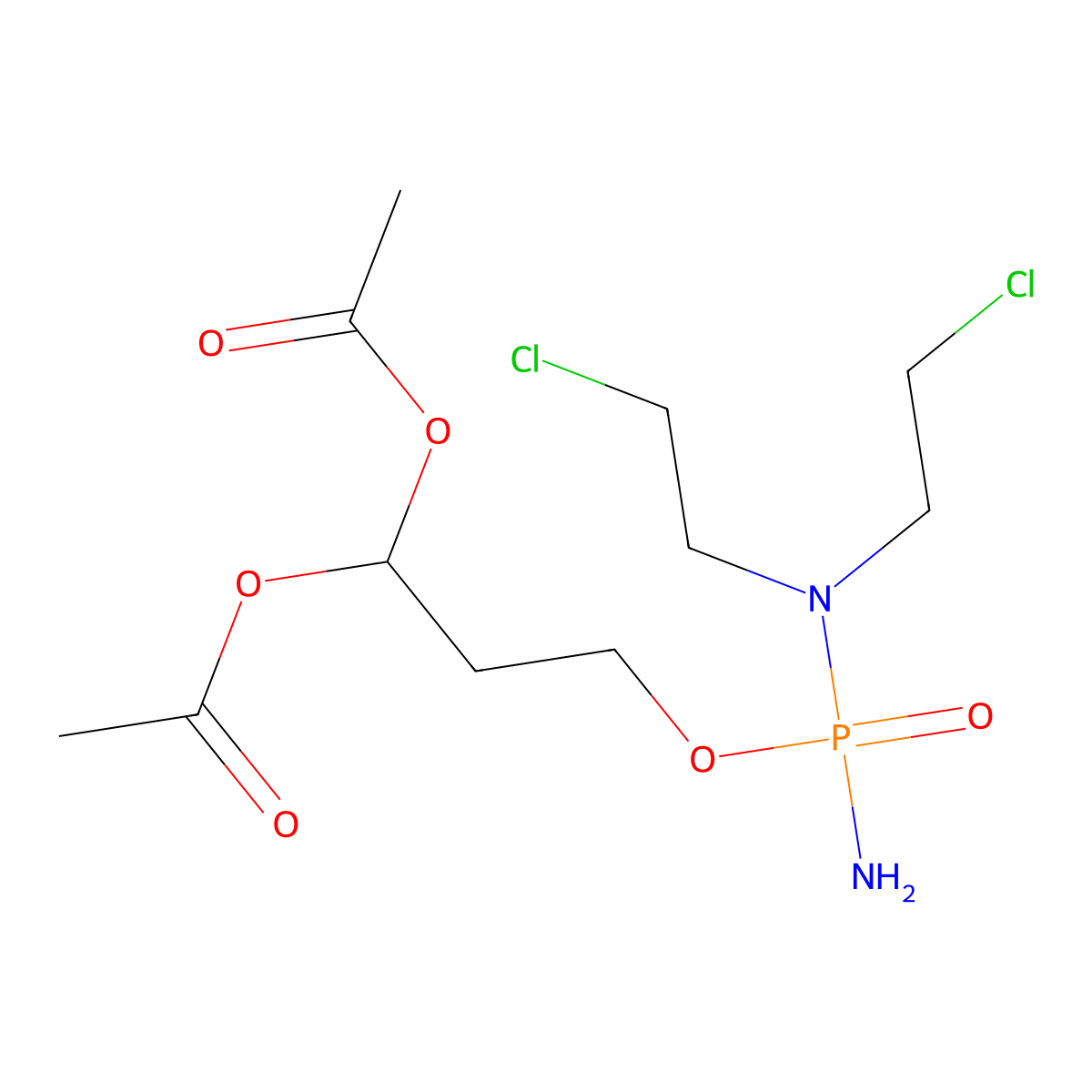 Acetaldophosphamide molecular structure, CAS 113341-60-9