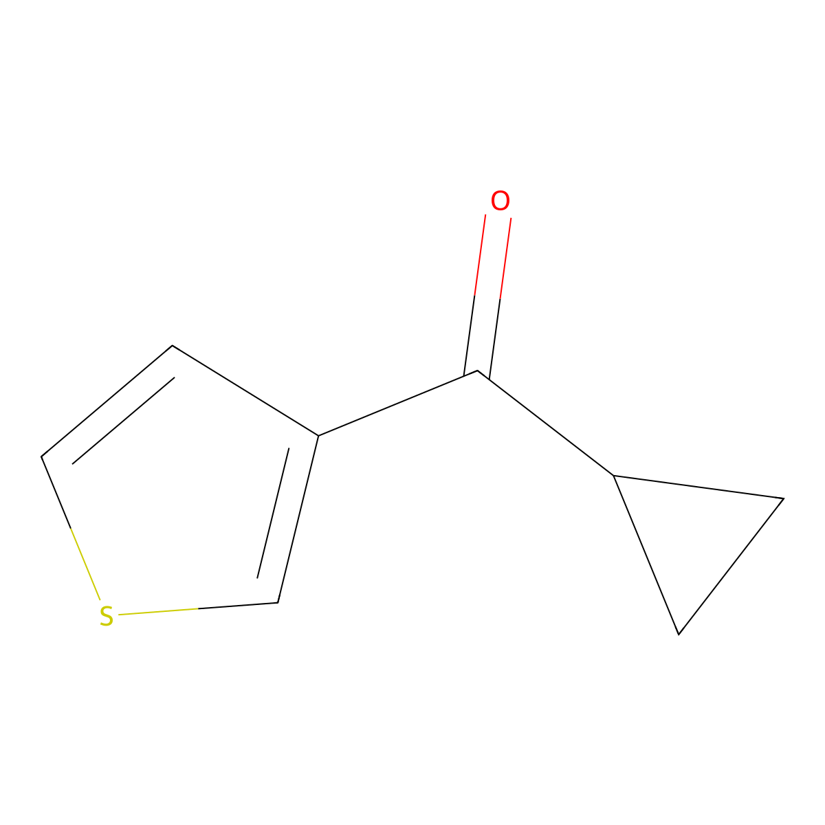 Cyclopropyl(3-thienyl)methanone molecular structure, CAS 113348-25-7