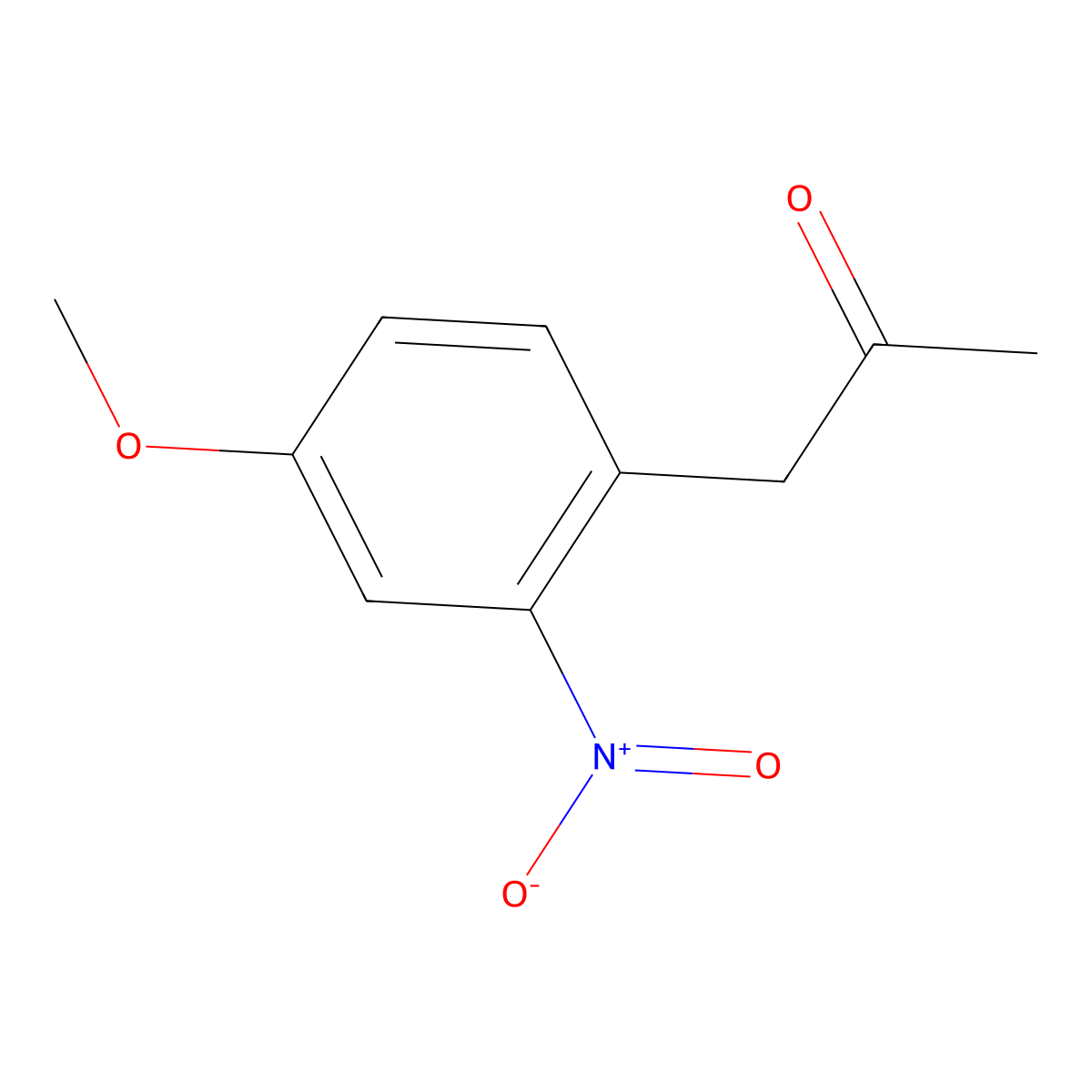 1-(4-Methoxy-2-nitrophenyl)propan-2-one molecular structure, CAS 113352-66-2