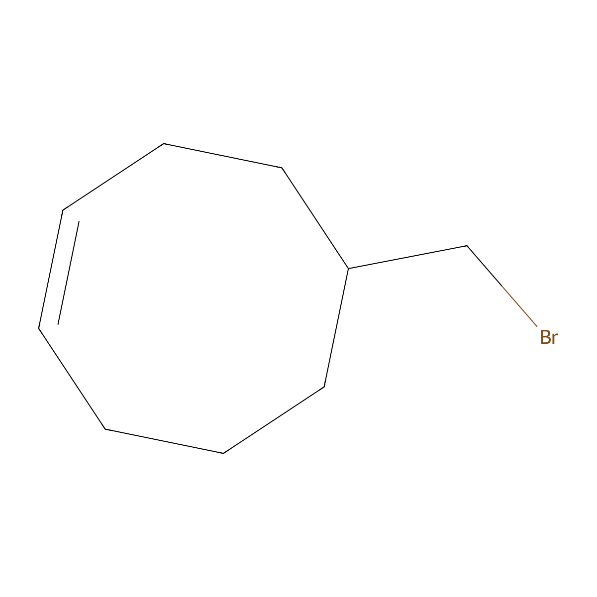 5-(Bromomethyl)cyclooct-1-ene molecular structure, CAS 113358-30-8