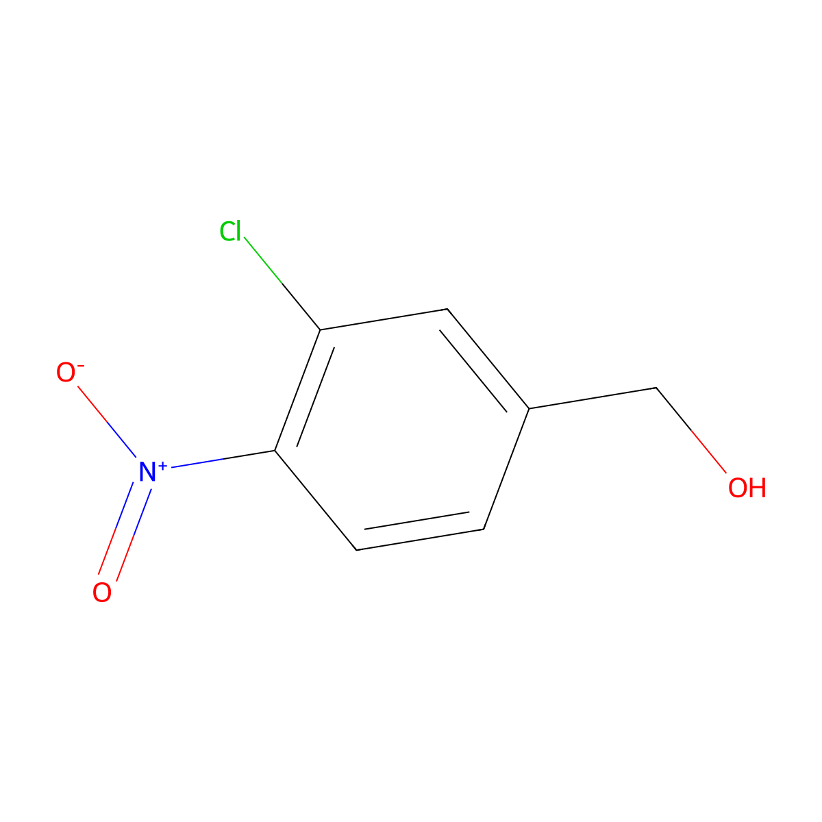 (3-Chloro-4-nitrophenyl)methanol molecular structure, CAS 113372-68-2