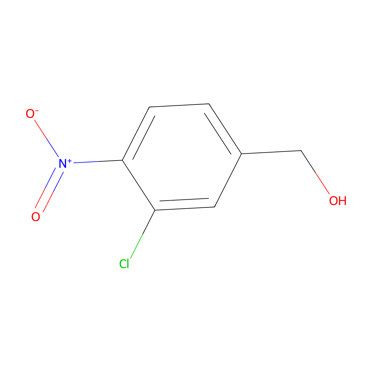 (3-Chloro-4-nitrophenyl)methanol molecular structure, CAS 113372-68-2