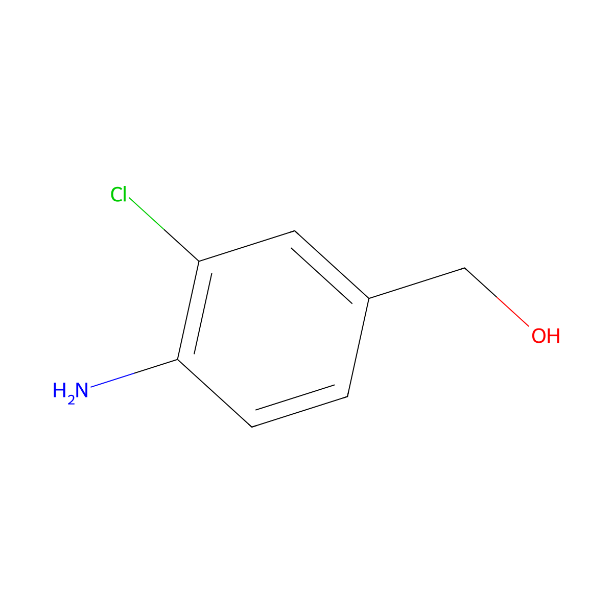(4-Amino-3-chlorophenyl)methanol molecular structure, CAS 113372-69-3