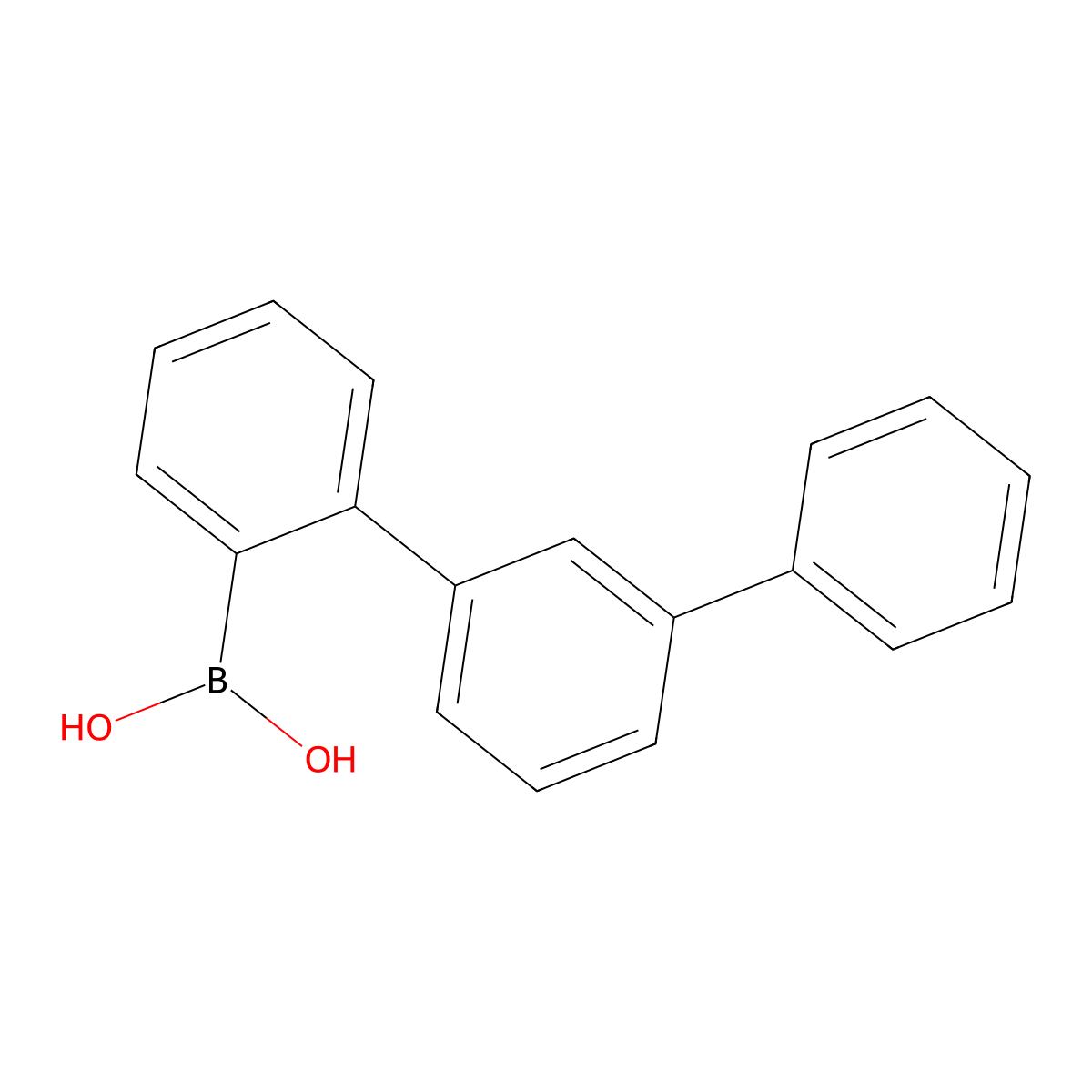 [1,1':3',1''-Terphenyl]-2-ylboronic acid molecular structure, CAS 1133796-50-5