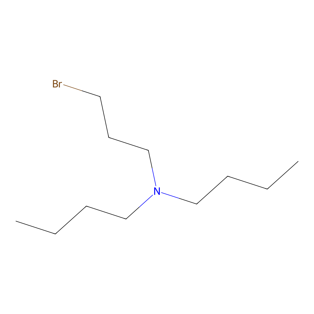 N-(3-bromopropyl)-N-butylbutan-1-amine molecular structure, CAS 113385-32-3