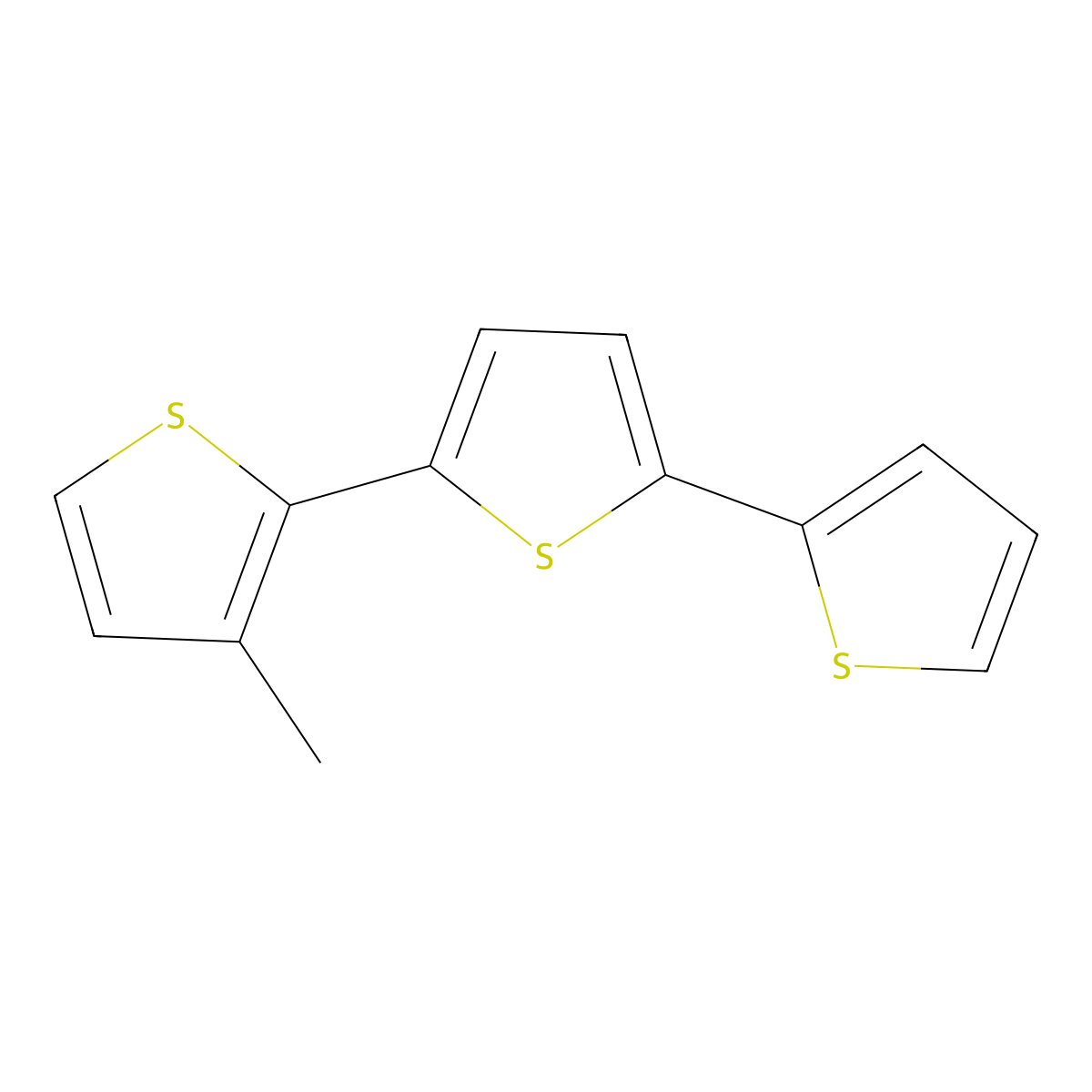 2-(3-Methylthiophen-2-yl)-5-thiophen-2-ylthiophene molecular structure, CAS 113386-75-7