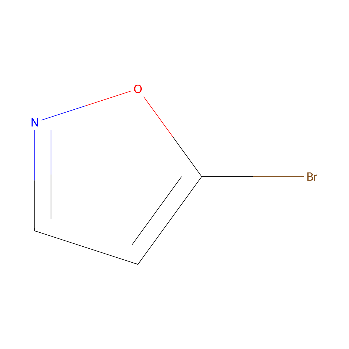 5-Bromo-1,2-oxazole molecular structure, CAS 1133930-99-0