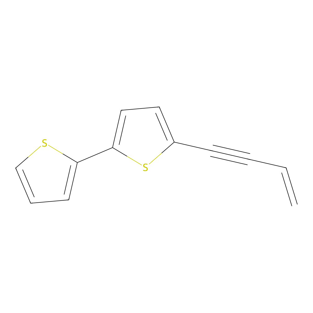 5-(3-Buten-1-ynyl)-2,2'-bithienyl molecular structure, CAS 1134-61-8