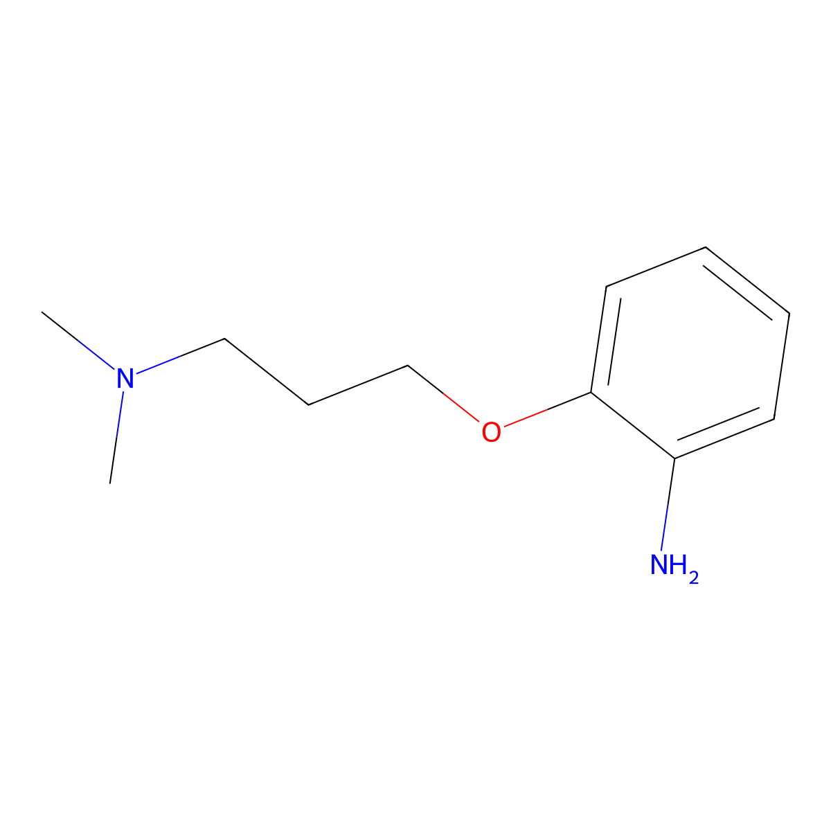 2-[3-(Dimethylamino)propoxy]aniline molecular structure, CAS 1134-76-5
