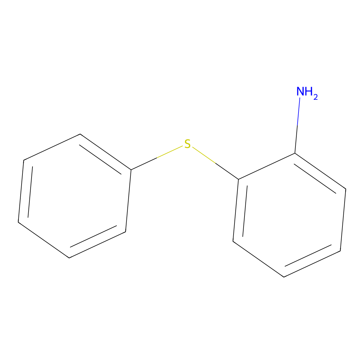2-(Phenylthio)aniline molecular structure, CAS 1134-94-7