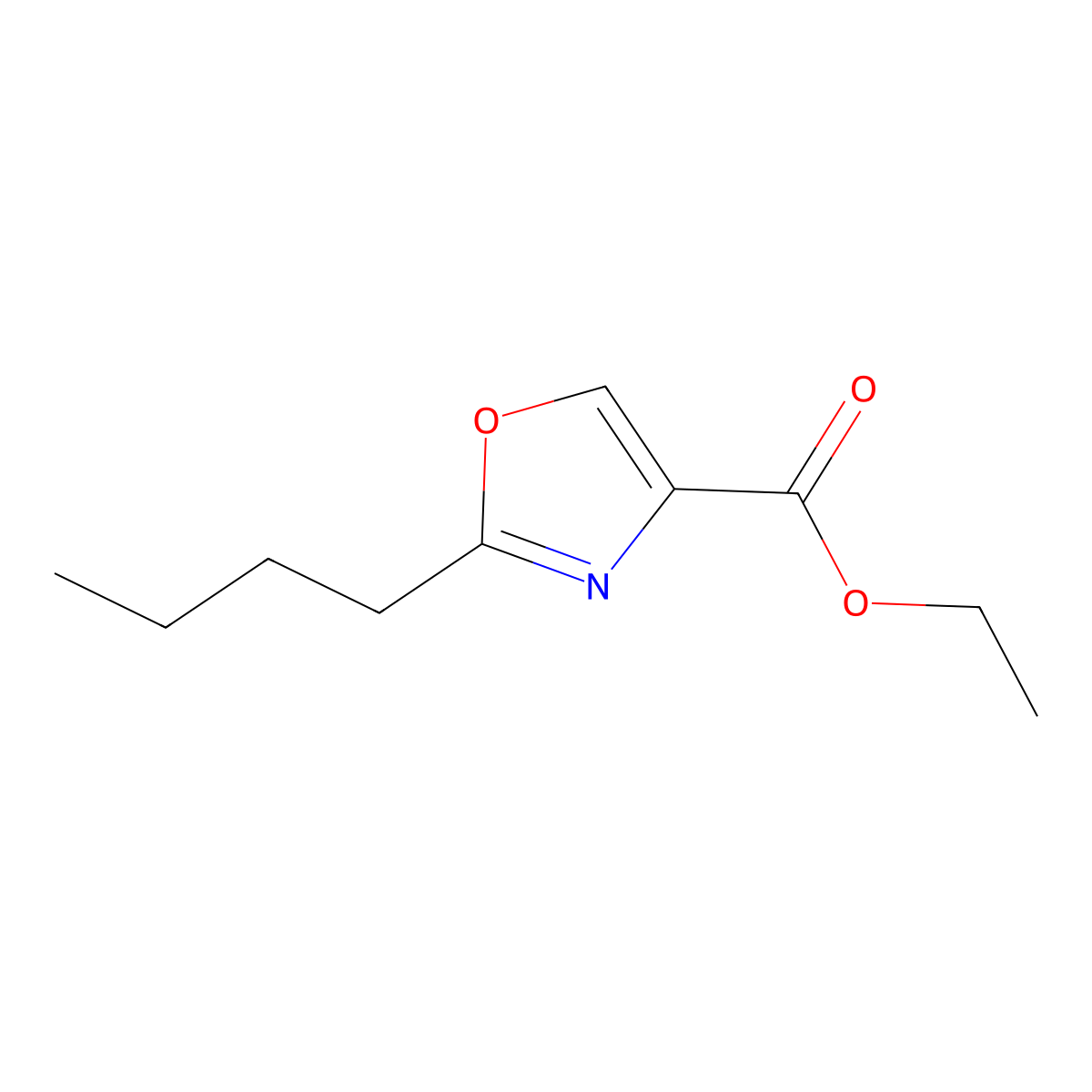 Ethyl 2-Butyloxazole-4-carboxylate molecular structure, CAS 1134024-20-6