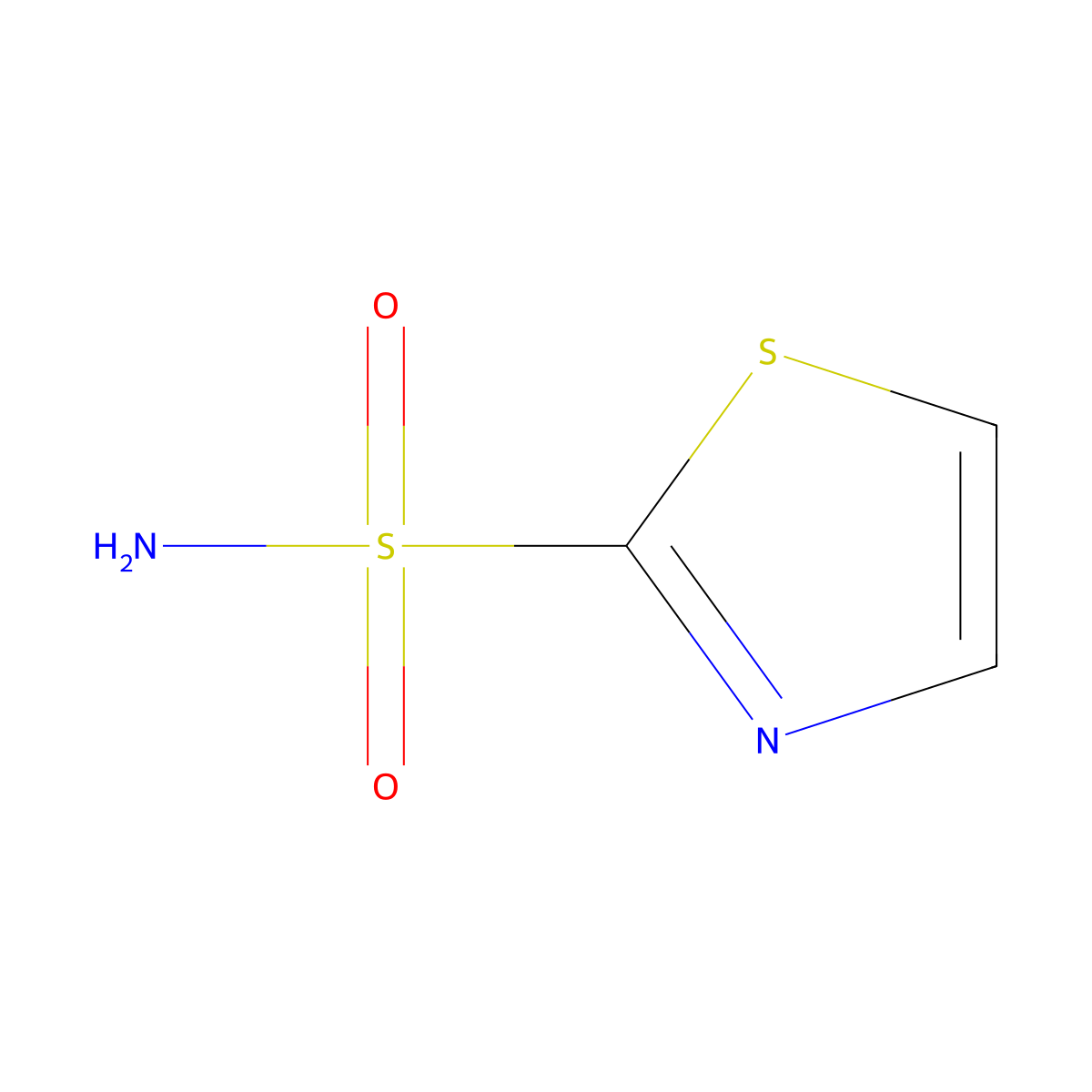 1,3-Thiazole-2-sulfonamide molecular structure, CAS 113411-24-8