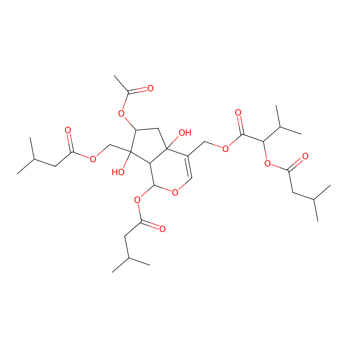 Jatamanvaltrate B molecular structure, CAS 1134138-66-1