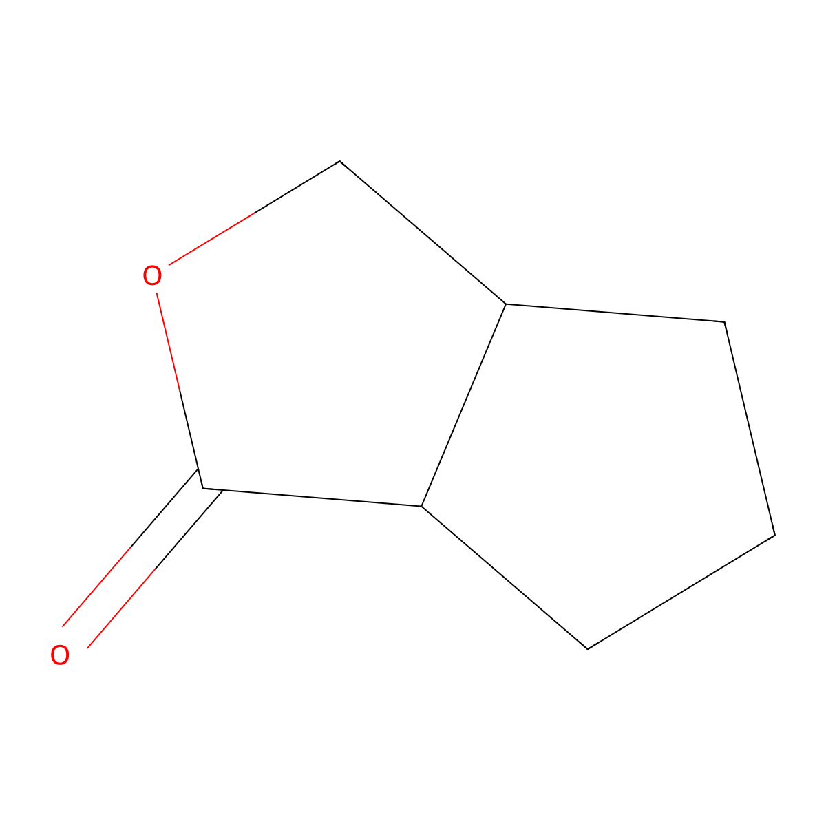 cis-Hexahydro-cyclopenta[c]furan-1-one molecular structure, CAS 113428-55-0