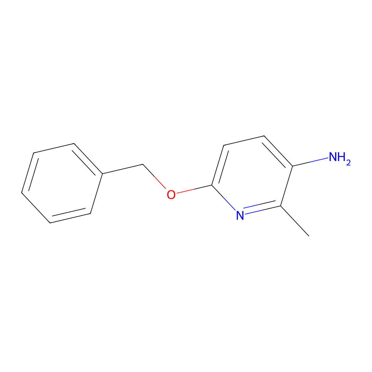 6-(Benzyloxy)-2-methylpyridin-3-amine molecular structure, CAS 1134328-00-9