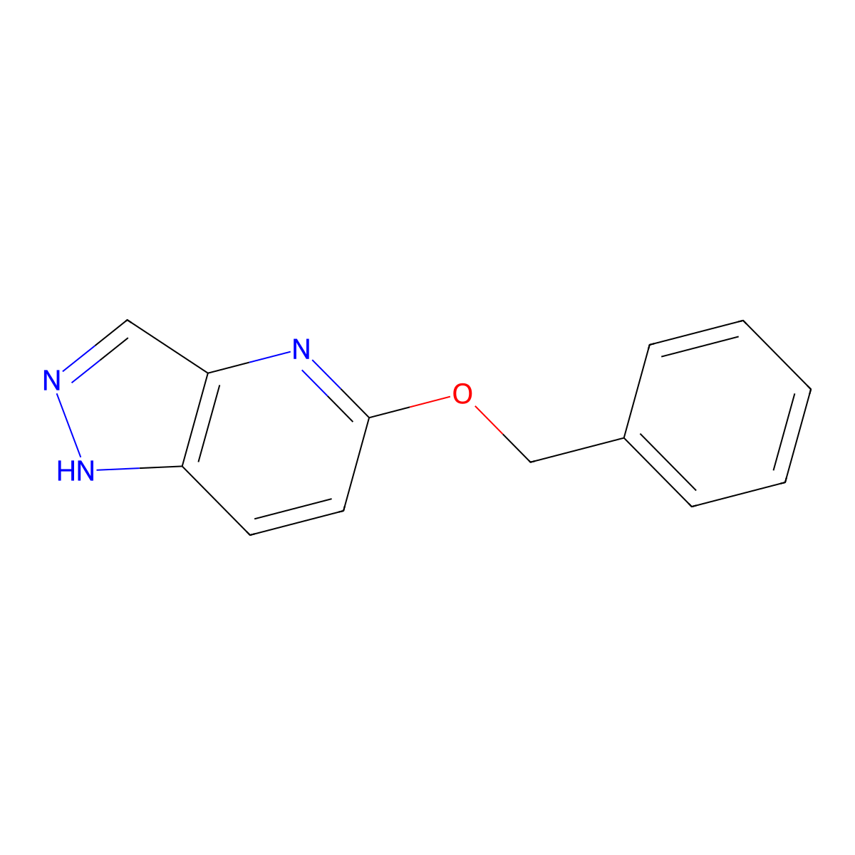 5-(Benzyloxy)-1H-pyrazolo[4,3-b]pyridine molecular structure, CAS 1134328-01-0